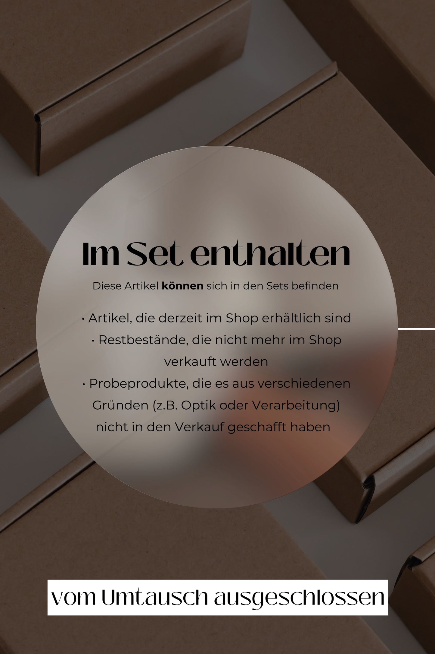 B-Ware Überraschungssets (Umtausch ausgeschlossen)