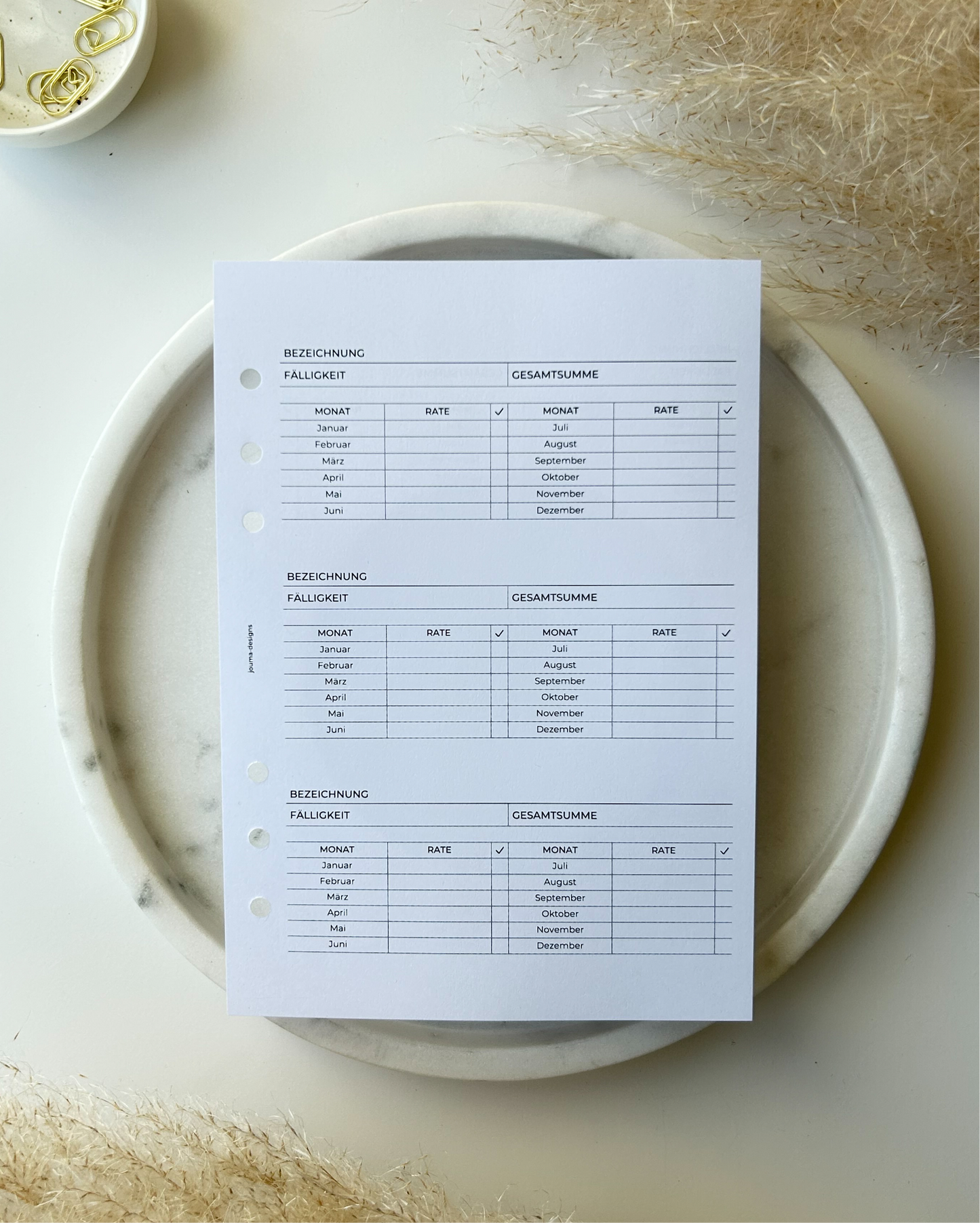 Sinking Funds I - Zusatzeinlagen