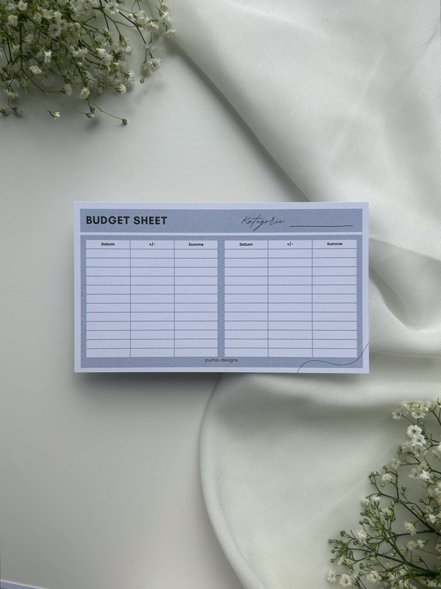 Budget Sheets