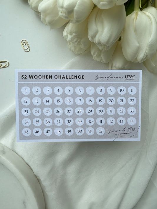 52 Wochen Challenge