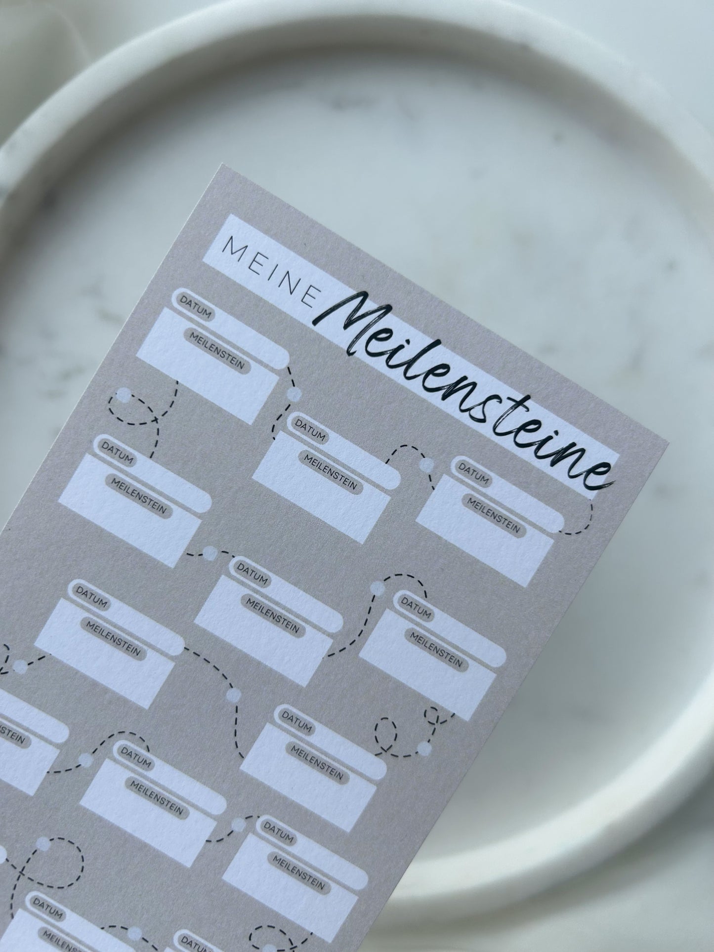 Meilensteinkarte