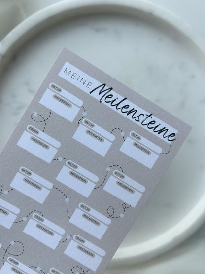 Meilensteinkarte