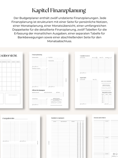 Budgetplaner A5 | 184 Seiten