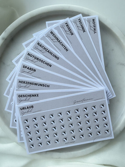Set Spartöpfe I 20 Vorlagen
