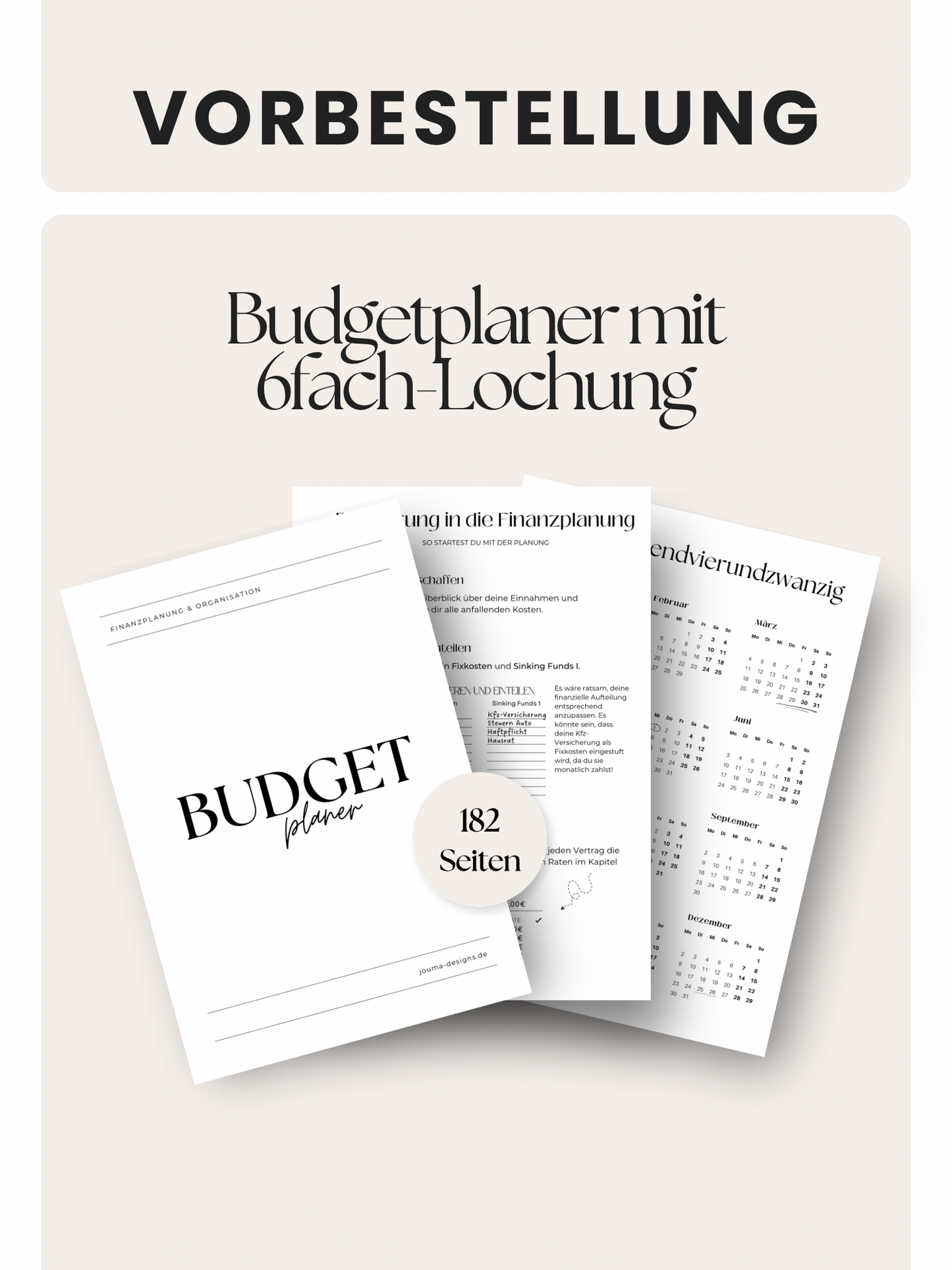 Budgetplaner A5 | 182 Seiten Retourenware