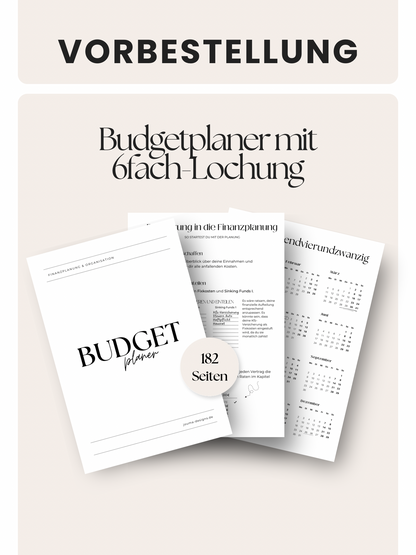 Budgetplaner A5 | 182 Seiten Retourenware
