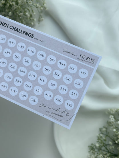 Kleingeldchallenge I 52 Wochen Challenge mini