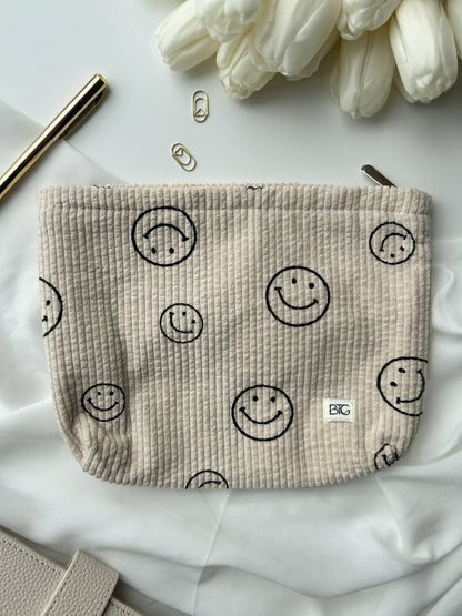 Cordbeutel Smiley