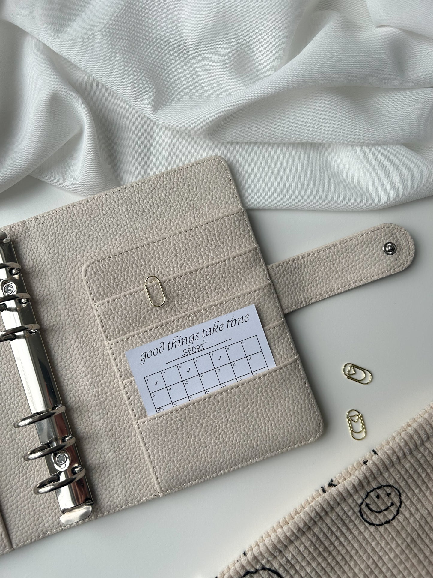 A6 Binder mit Druckknopf | Premium