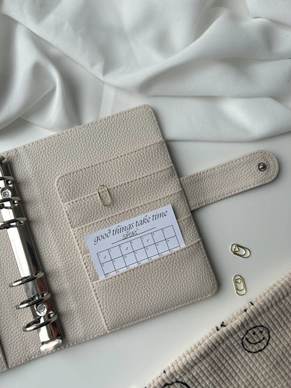A6 Binder mit Druckknopf | Premium