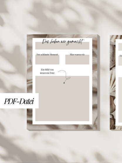 DIY Karten für Dates & Erlebnisse | 24 Karten, 5 Bonuskarten & über 100+ Ideen